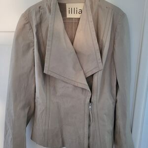 ILLIA - light tan leather jacket